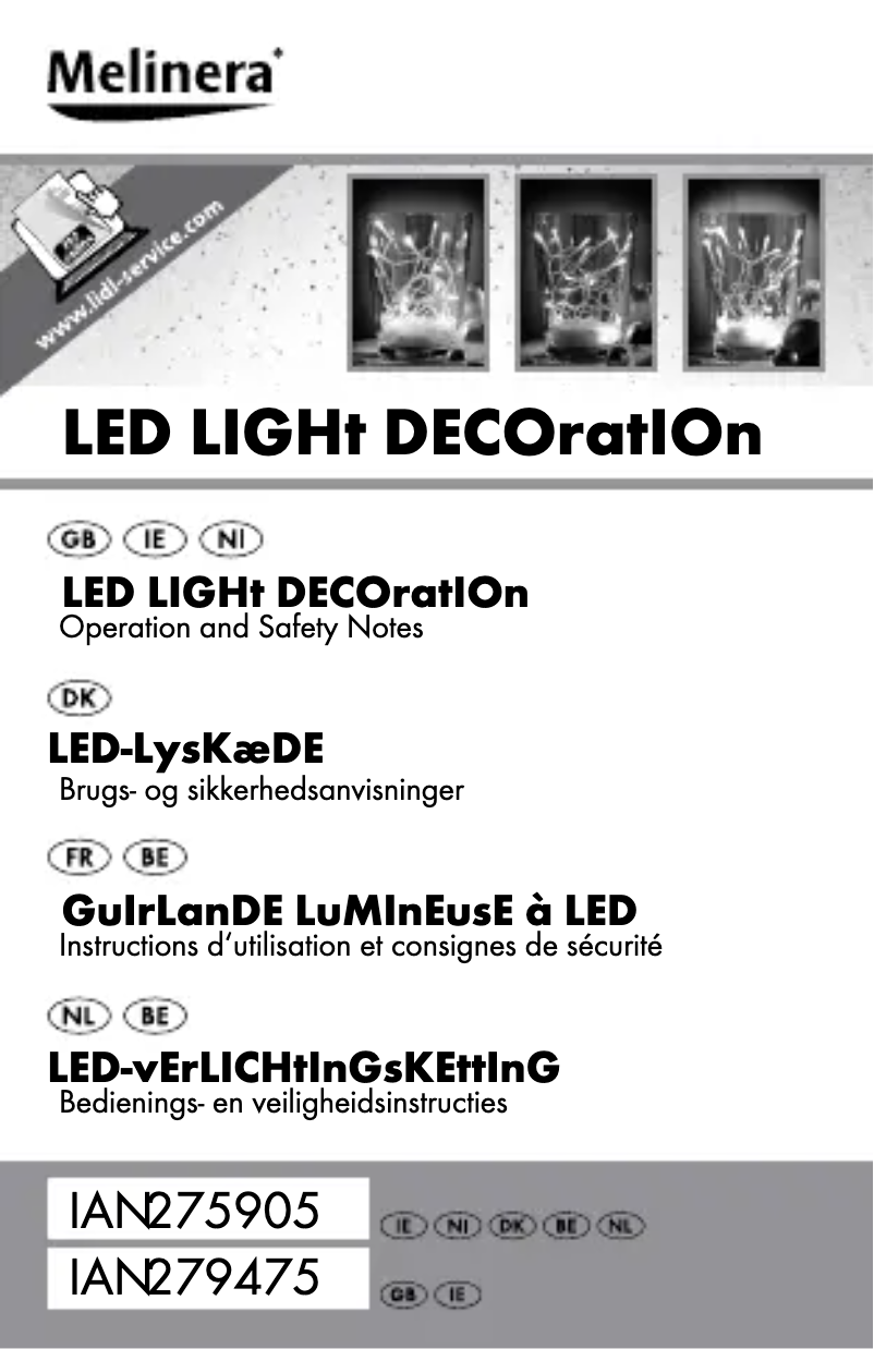 Imagen de la primera página del manual del dispositivo IAN 279475