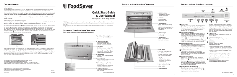 Página nº 1 - Manual de usuario FoodSaver V3400