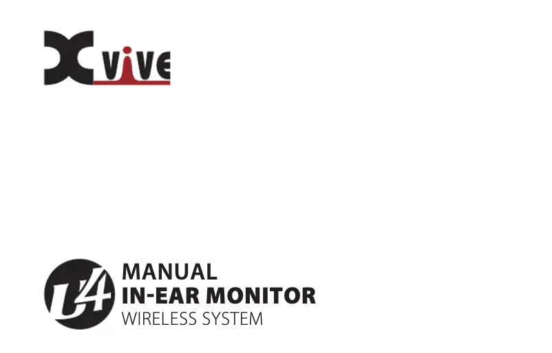 Página 1 del manual Manual de usuario Xvive U4