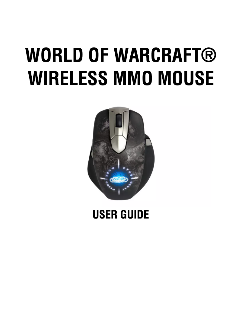 Página nº 1 - Manual de usuario Steelseries World of Warcraft Wireless