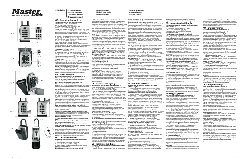 Imagen de la primera página del manual del dispositivo 5423EURD