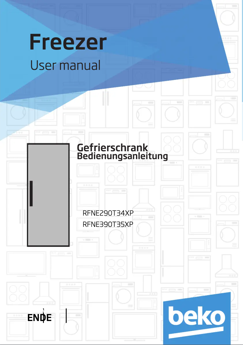 Página 1 del manual Manual de usuario Beko RFNE390T35XP
