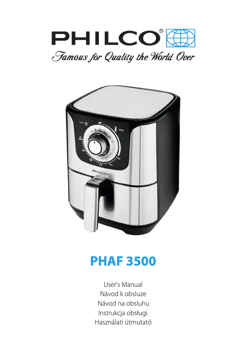 Página 1 del manual Manual de usuario Philco PHAF 3500