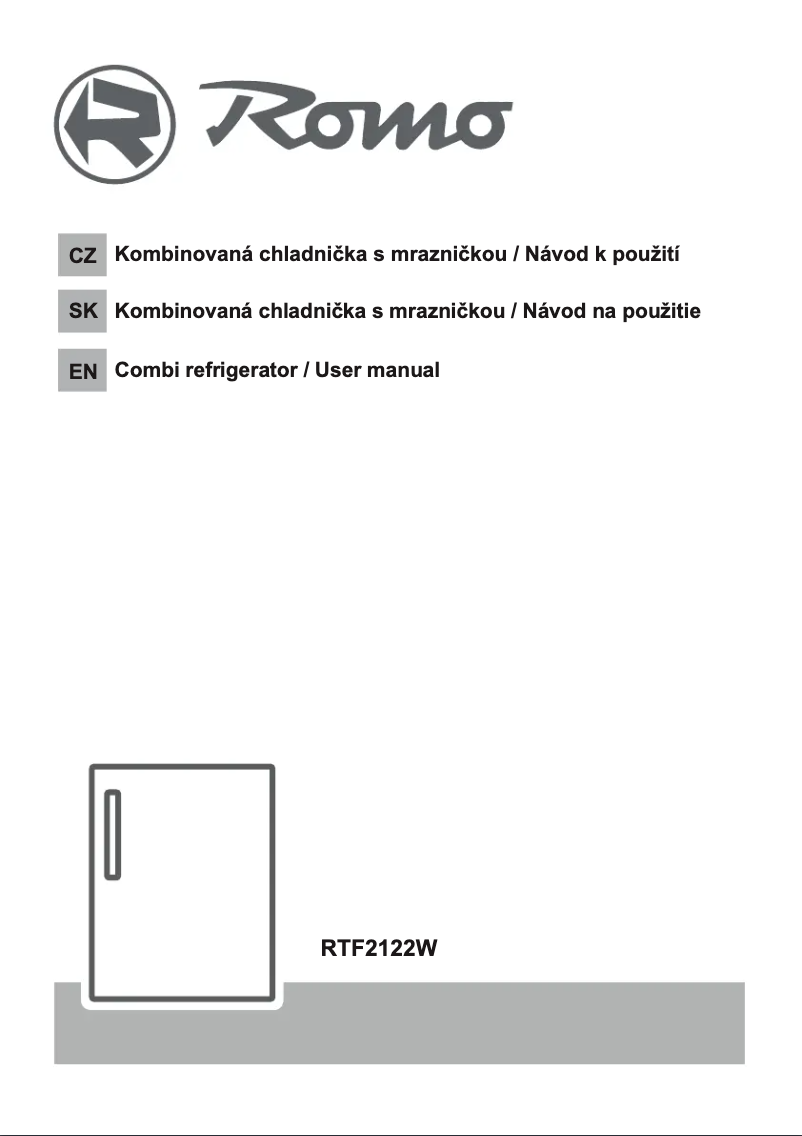 Imagen de la primera página del manual del dispositivo RTF2122W