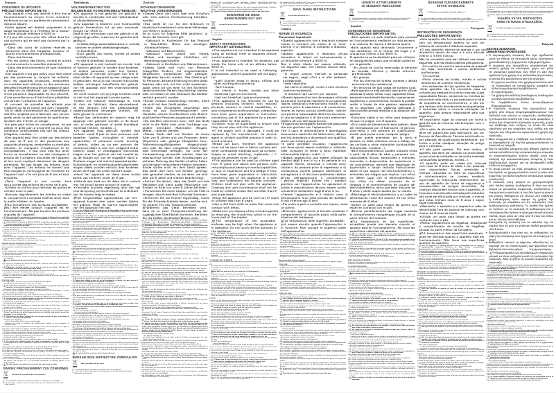 Imagen de la primera página del manual del dispositivo Express TT410D