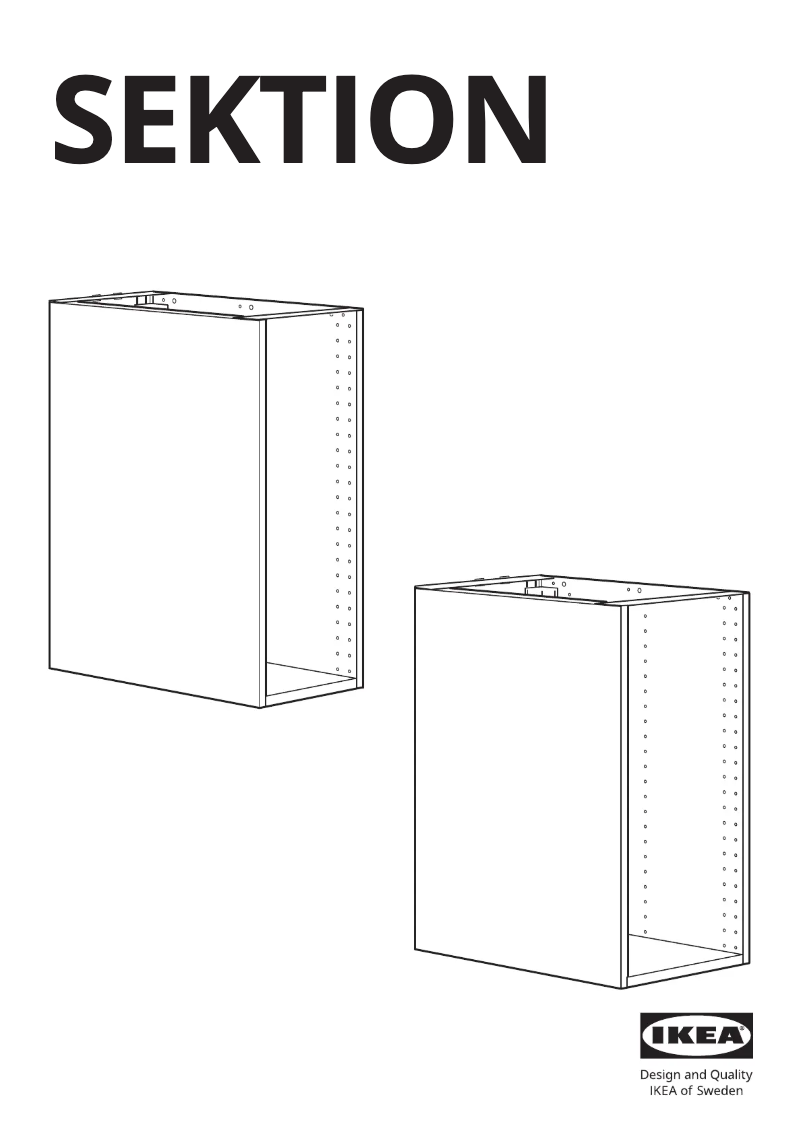 Imagen de la primera página del manual del dispositivo SEKTION 002.653.97