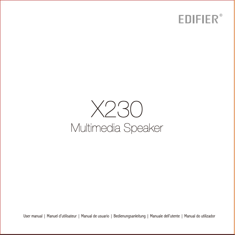 Imagen de la primera página del manual del dispositivo X230