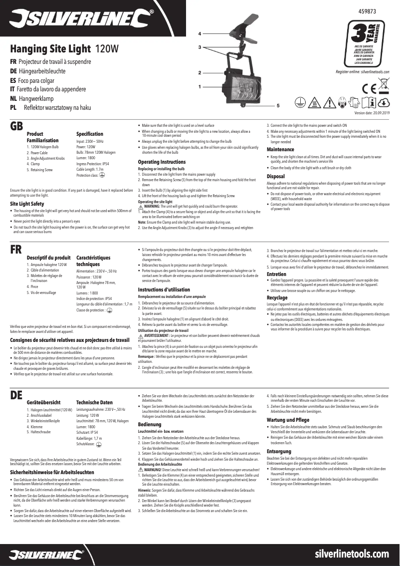 Imagen de la primera página del manual del dispositivo 459873