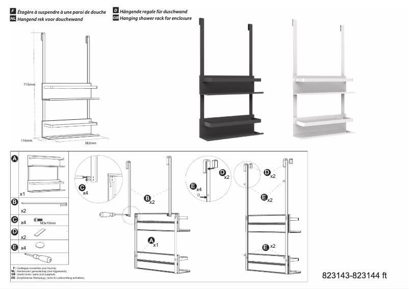 Página 1 del manual Manual de usuario Allibert New Game
