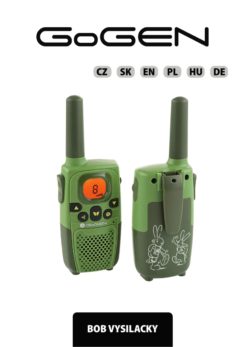Página nº 1 - Manual de usuario GoGen BOB VYSILACKY