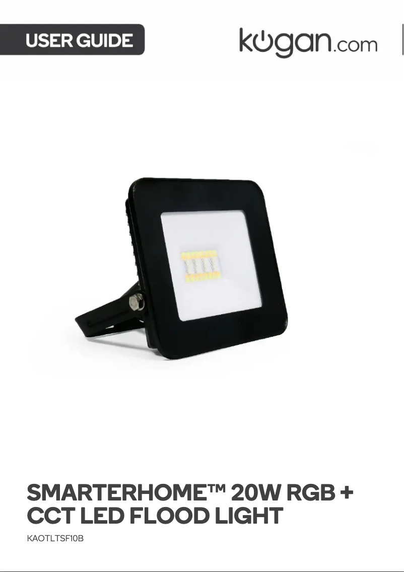 Imagen de la primera página del manual del dispositivo KAOTLTSF10B