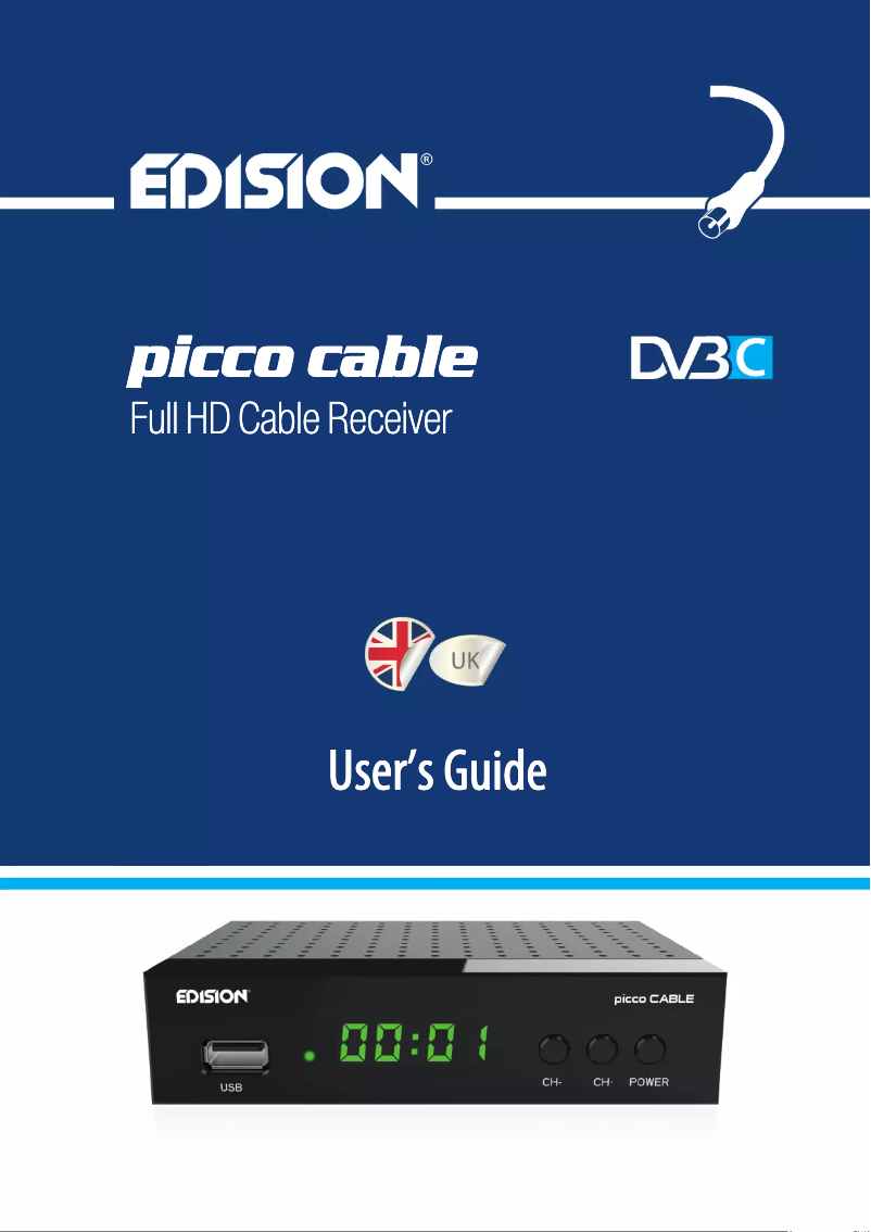 Página 1 del manual Manual de usuario Edision Picco Cable