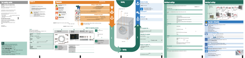 Página 1 del manual Manual de usuario Siemens WM10Q320EE
