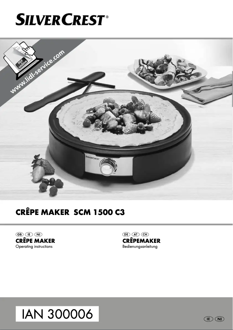 Página 1 del manual Manual de usuario SilverCrest SCM 1500 C3