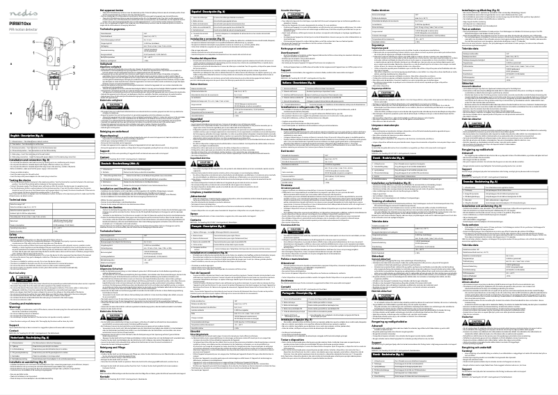 Página 1 del manual Manual de usuario Nedis PIRWI10WT