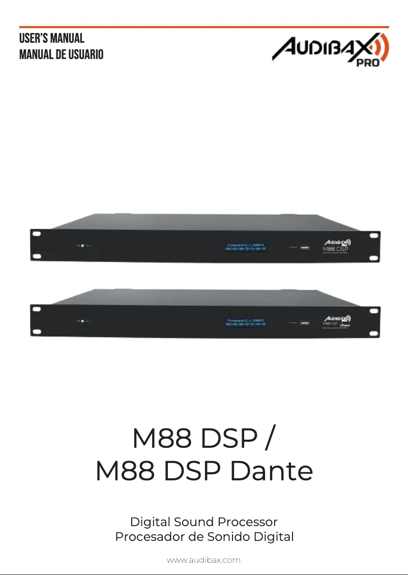 Página nº 1 - Manual de usuario Audibax M88 DSP