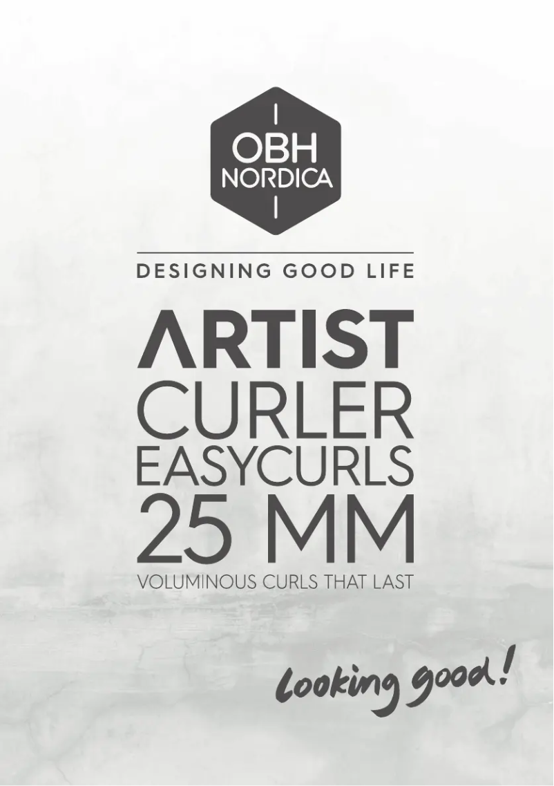 Página 1 del manual Manual de usuario OBH Nordica Artist Easycurls NF3210N0