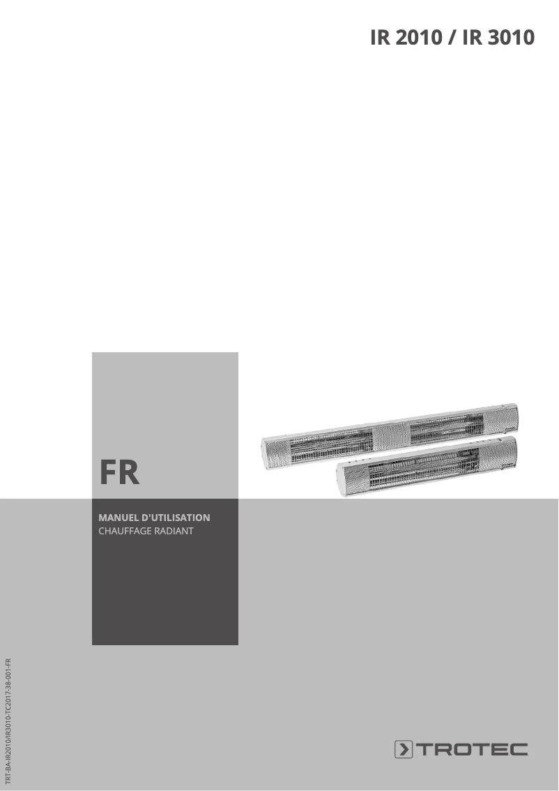 Imagen de la primera página del manual del dispositivo IR 2010