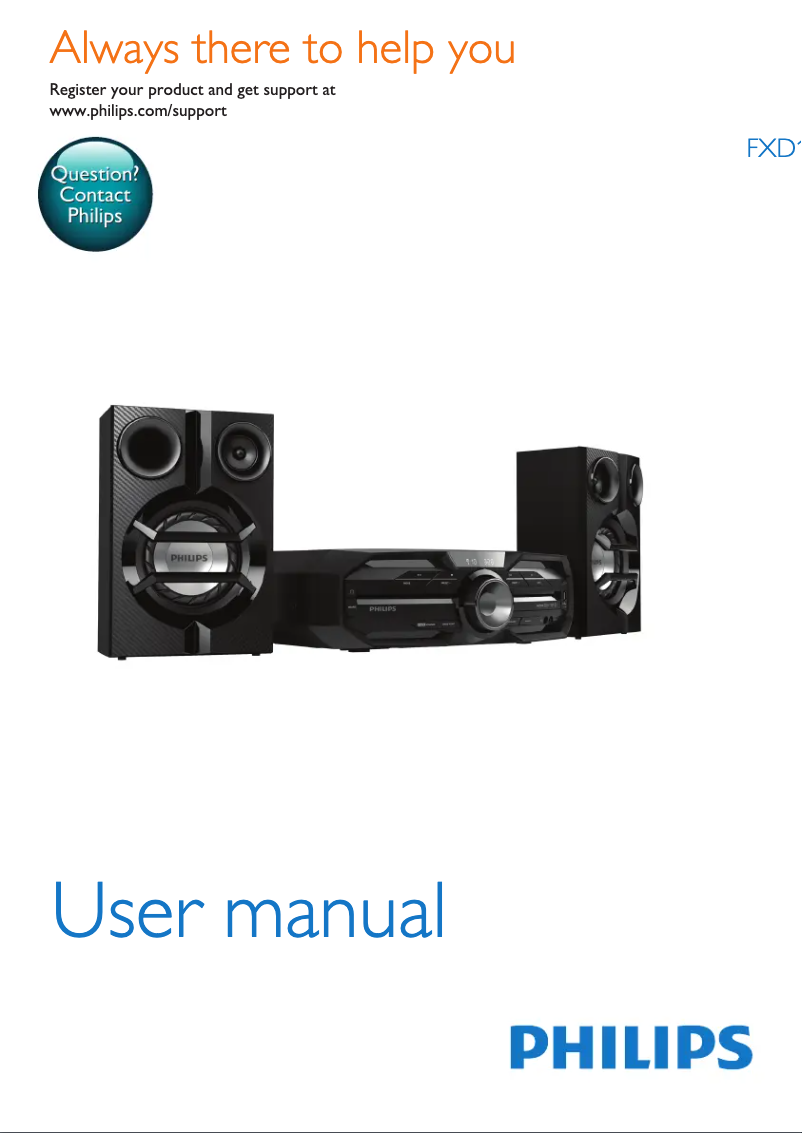 Imagen de la primera página del manual del dispositivo FXD18