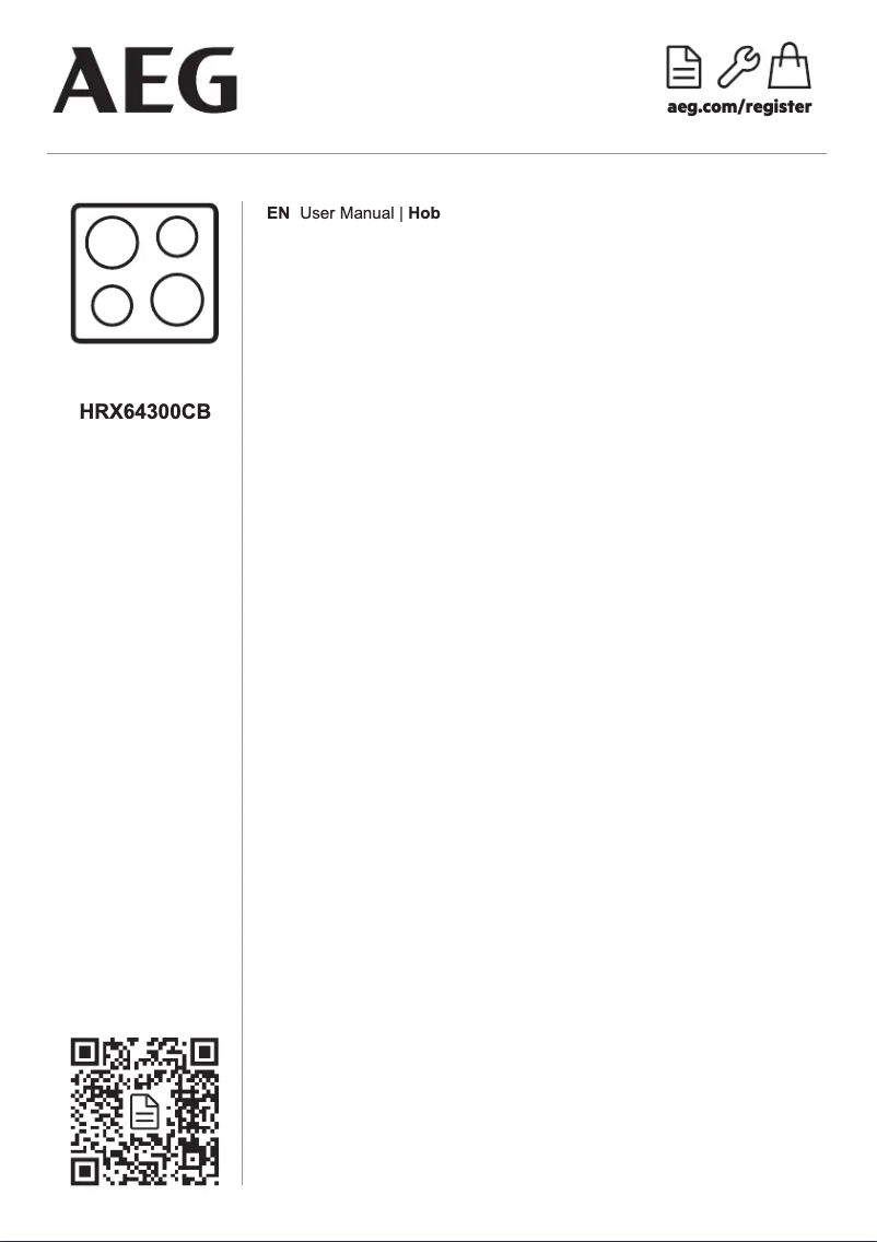 Imagen de la primera página del manual del dispositivo HRX64300CB