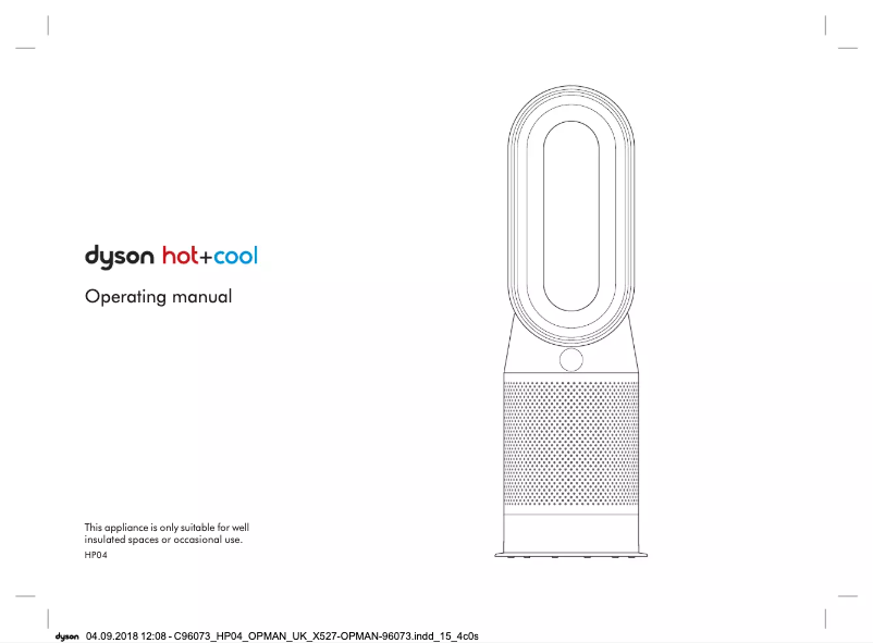 Imagen de la primera página del manual del dispositivo Purifier Hot+Cool Autoreact