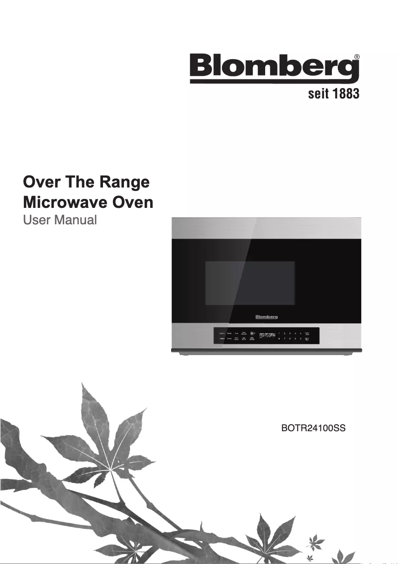 Imagen de la primera página del manual del dispositivo BOTR24100SS