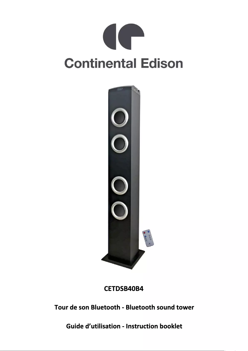 Imagen de la primera página del manual del dispositivo CETDSB40B4