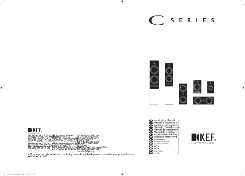 Imagen de la primera página del manual del dispositivo C1