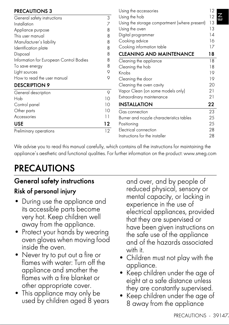 Imagen de la primera página del manual del dispositivo CS9GMXA2