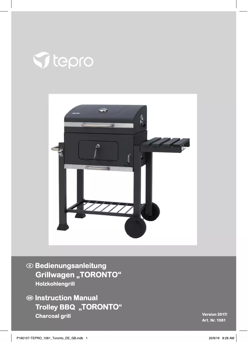 Página 1 del manual Manual de usuario tepro Toronto