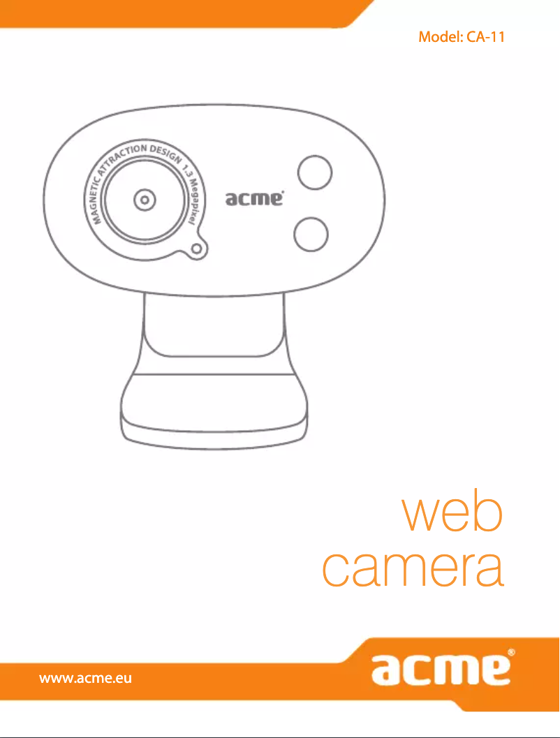 Imagen de la primera página del manual del dispositivo CA11