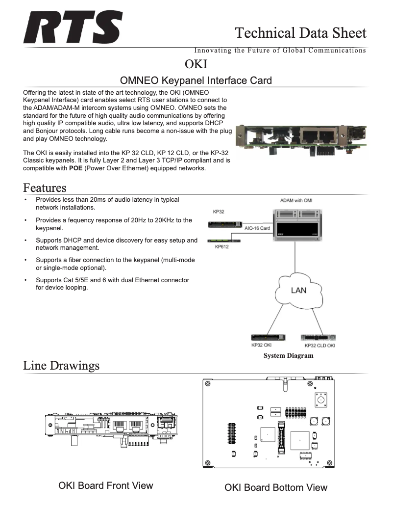 Imagen de la primera página del manual del dispositivo OKI