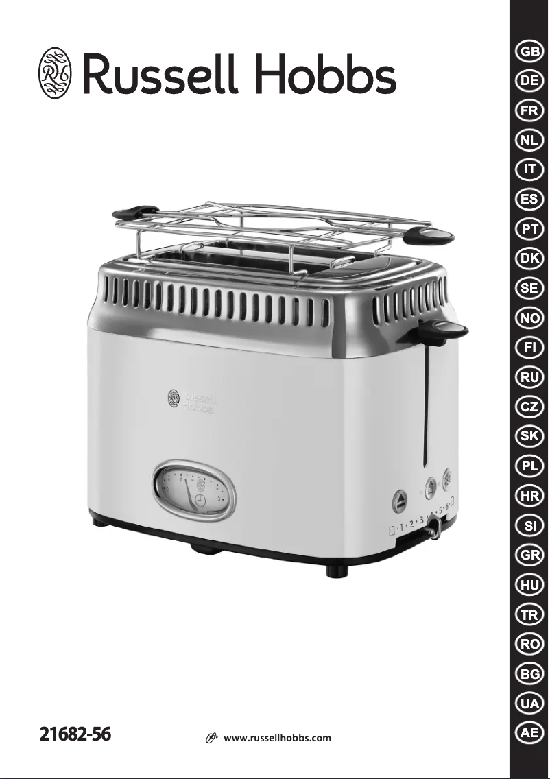 Página 1 del manual Manual de usuario Russell Hobbs Retro Vintage 21682-56