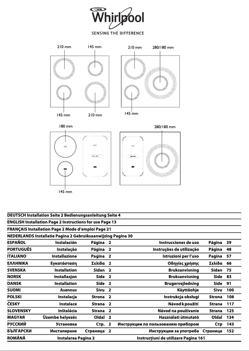 Imagen de la primera página del manual del dispositivo ACM 912 BF