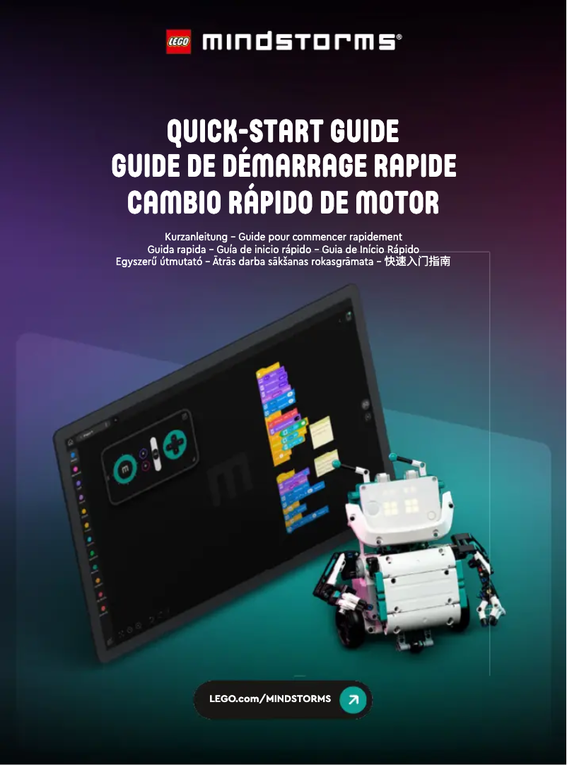 Imagen de la primera página del manual del dispositivo Mindstorms 51515