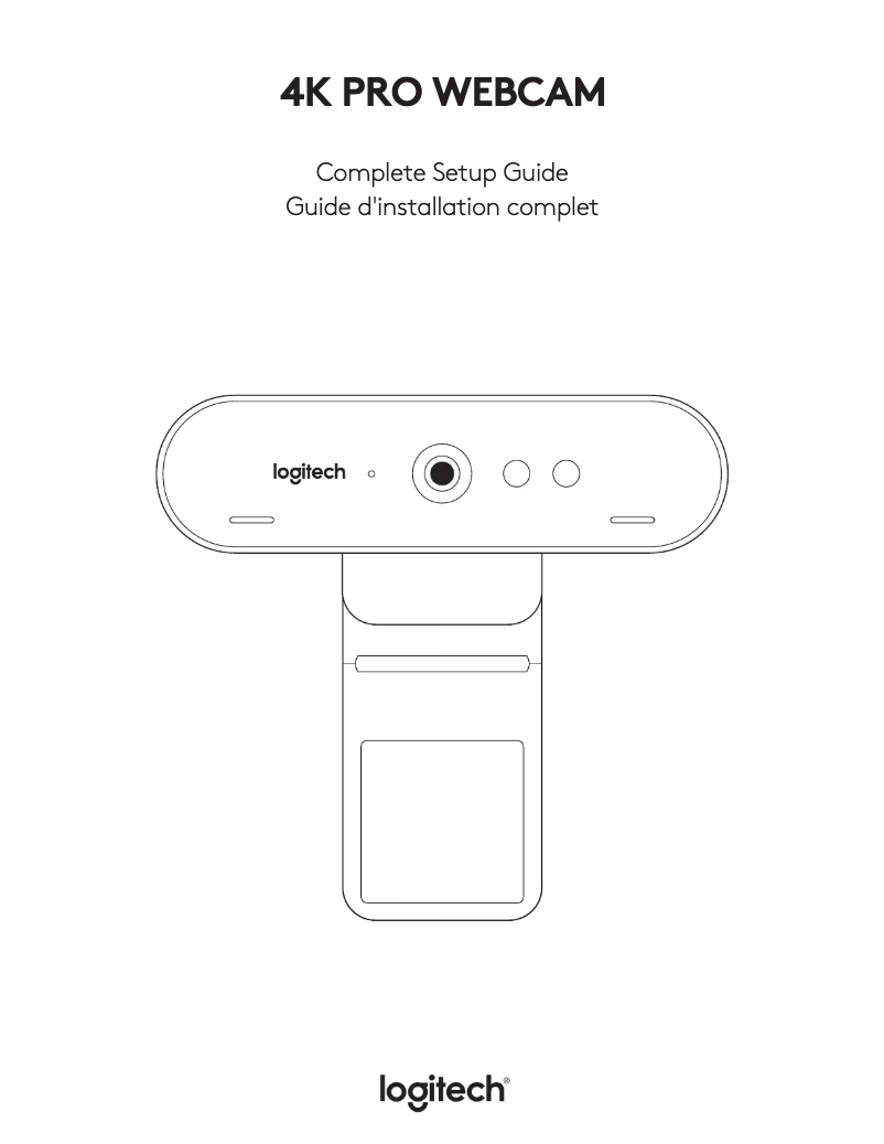 Página nº 1 - Manual de instrucciones Logitech 4K Pro Webcam