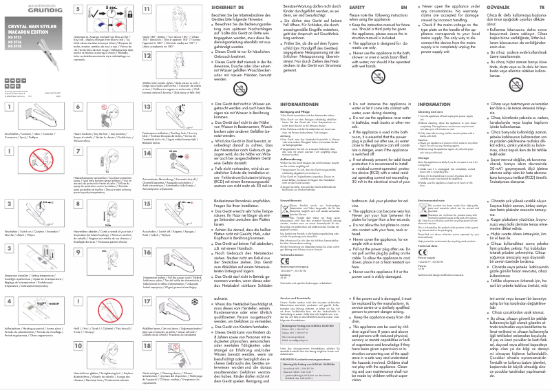 Página nº 1 - Manual de usuario Grundig HS 5734