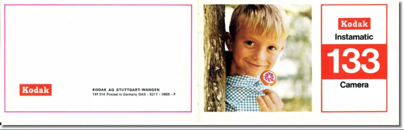 Página 1 del manual Manual de usuario Kodak Instamatic 133