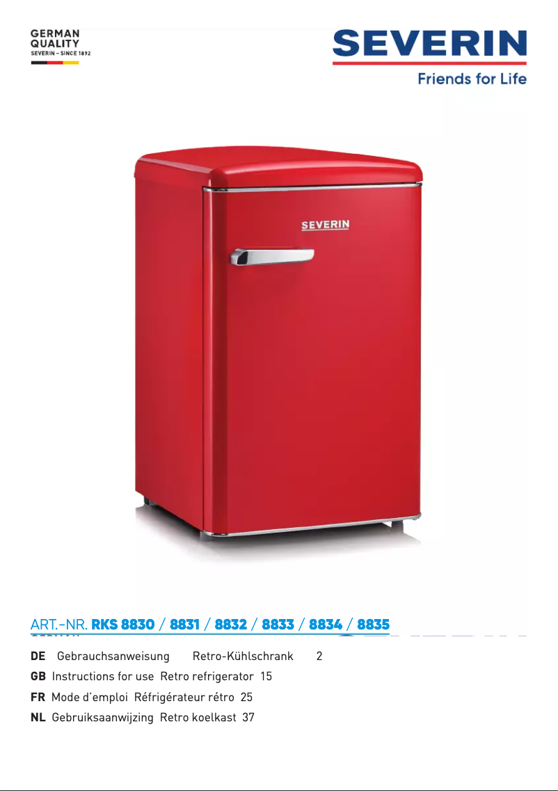 Imagen de la primera página del manual del dispositivo RKG 8830