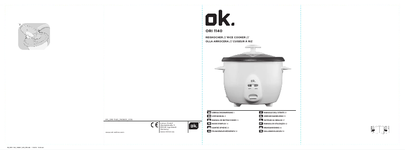 Imagen de la primera página del manual del dispositivo ORI 1140