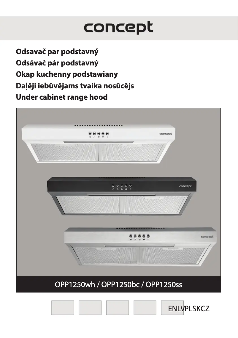 Imagen de la primera página del manual del dispositivo OPP1250BC