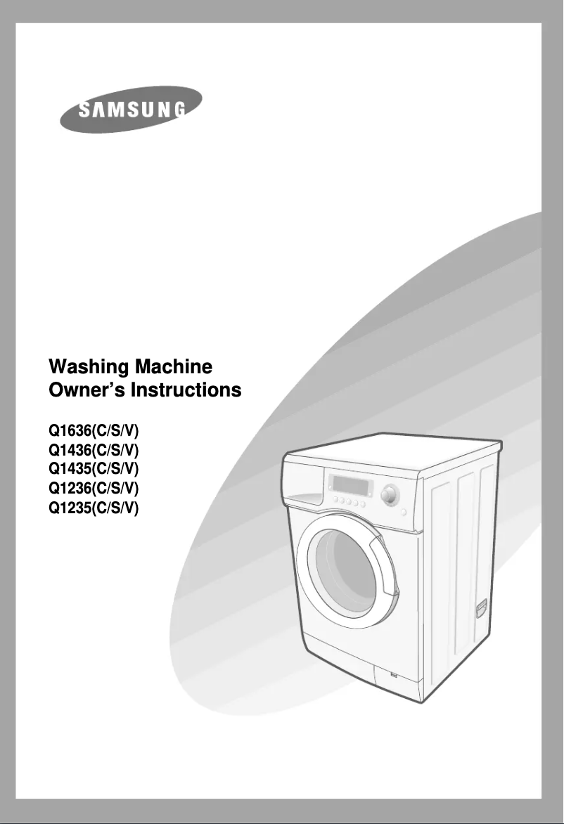 Página 1 del manual Manual de usuario Samsung Q1235V