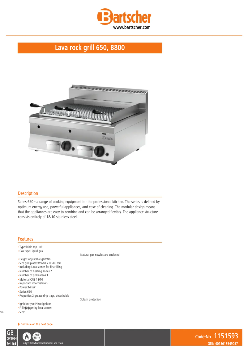 Imagen de la primera página del manual del dispositivo 1151593