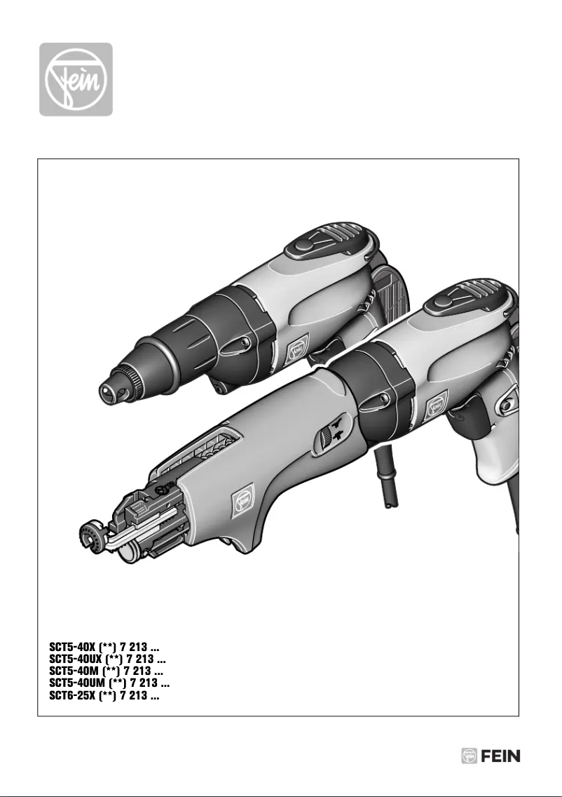 Imagen de la primera página del manual del dispositivo SCT 5-40 M