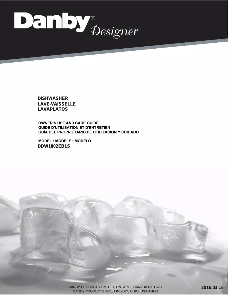 Imagen de la primera página del manual del dispositivo DDW1802EBLS