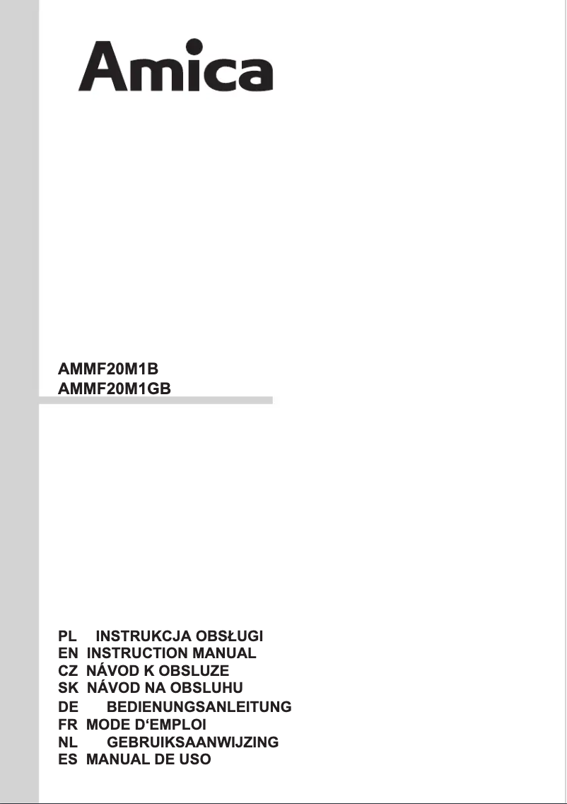Imagen de la primera página del manual del dispositivo AMMF20M1GB