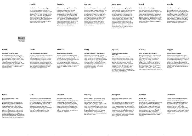 Página 1 del manual Manual de usuario Ikea NORDLI 304.607.93