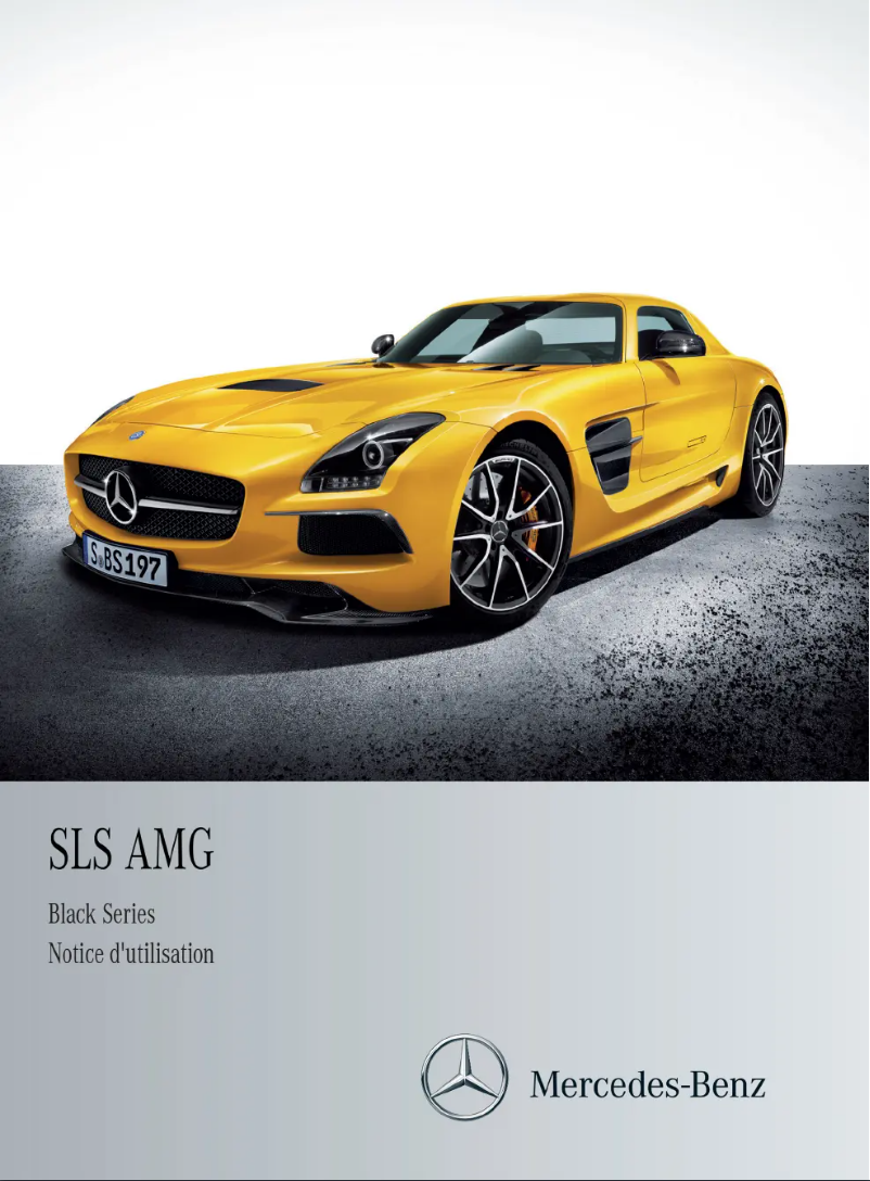 Imagen de la primera página del manual del dispositivo LS-Class AMG (2014) S