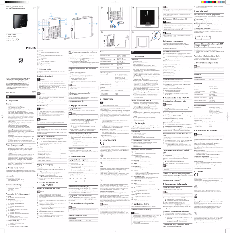 Imagen de la primera página del manual del dispositivo AJ7000