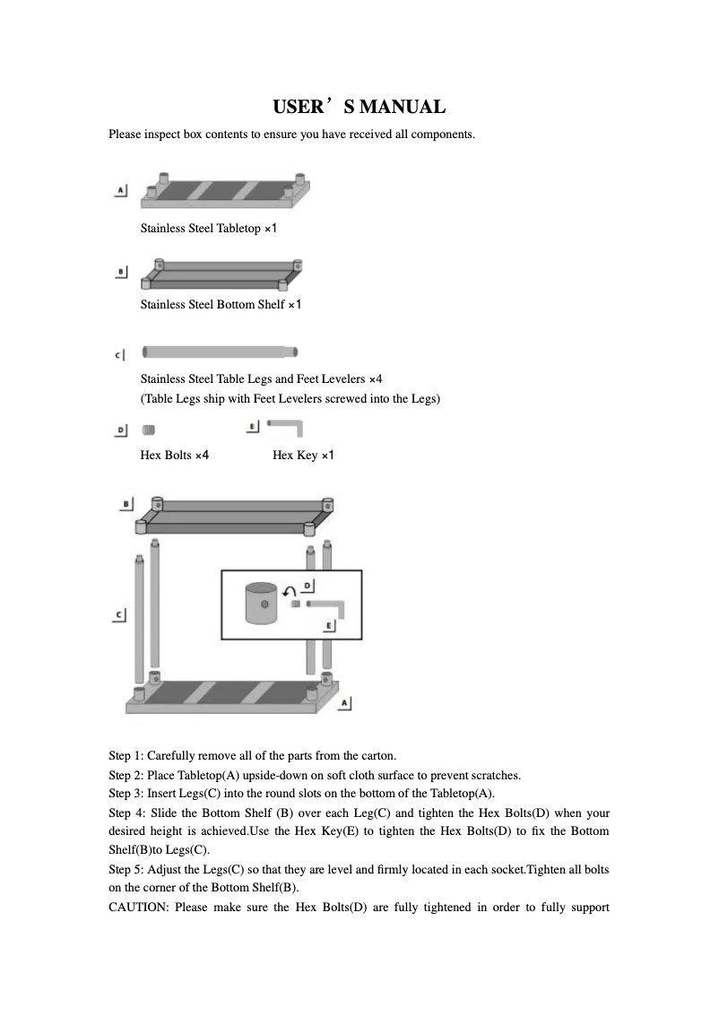 Página nº 1 - Manual de usuario Saro AMELIE 213-2100